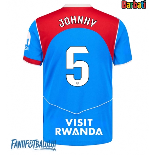Atletico Madrid Johnny Cardoso #5 Tricou Fotbal Replică 2025-26 Barbati Treilea Atletico Madrid Johnny Cardoso #5 Tricou Fotbal Replică 2025-26 Barbati Treilea